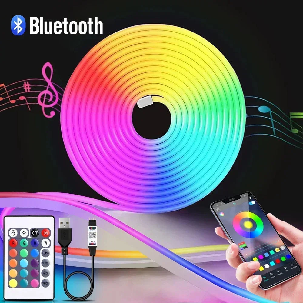 Bande Led Néon Waterproof Télécommandé
