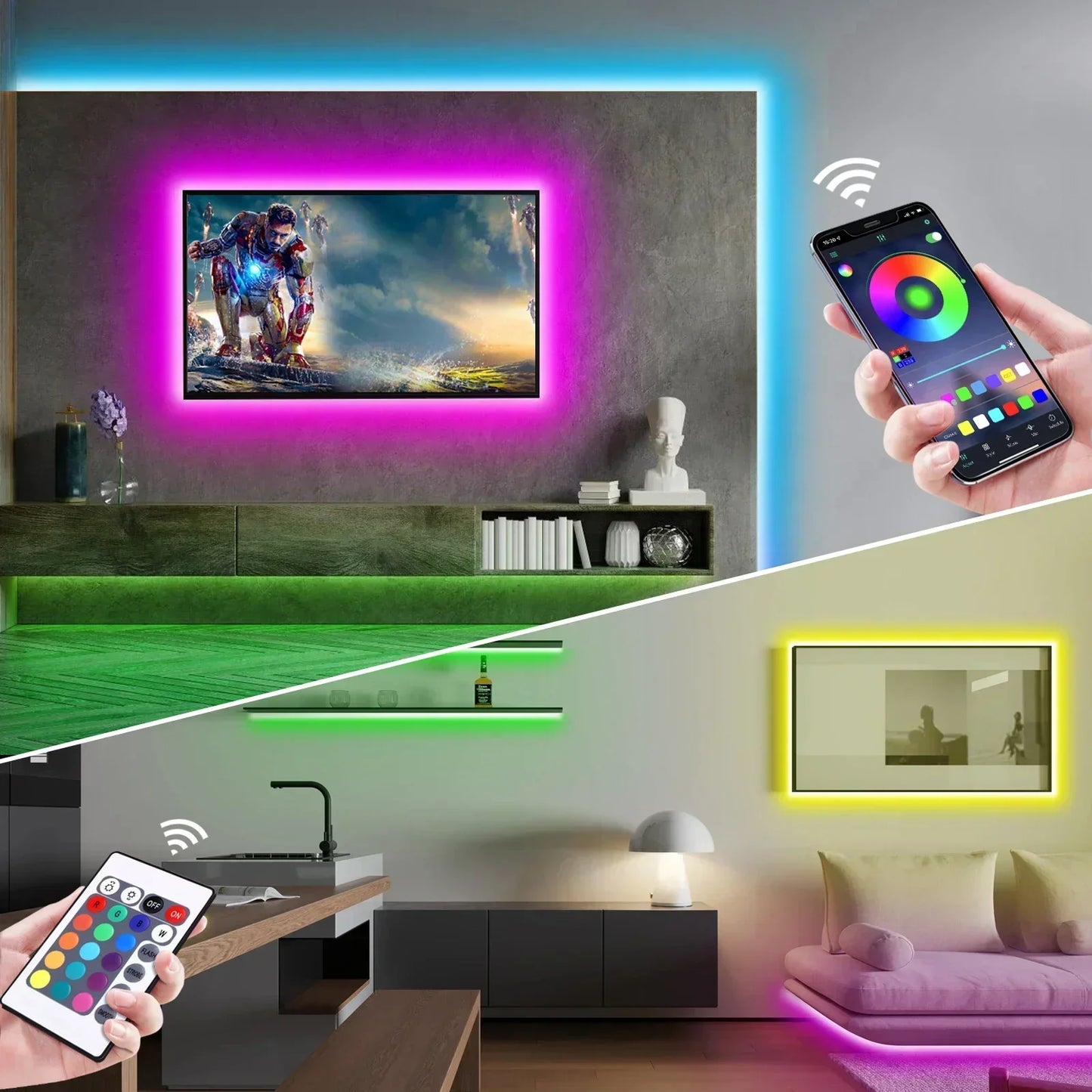 Bande Led Néon Waterproof Télécommandé