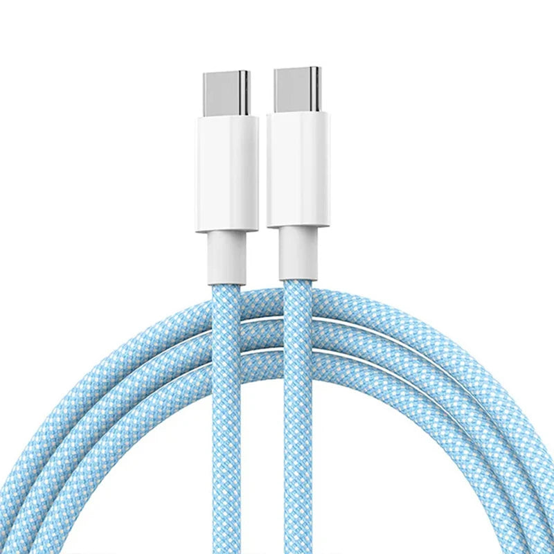Cable USB C Tressé Coloré