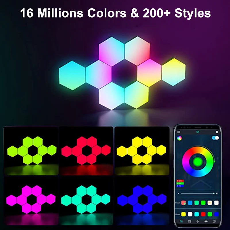 Panneau Led Hexagonal
