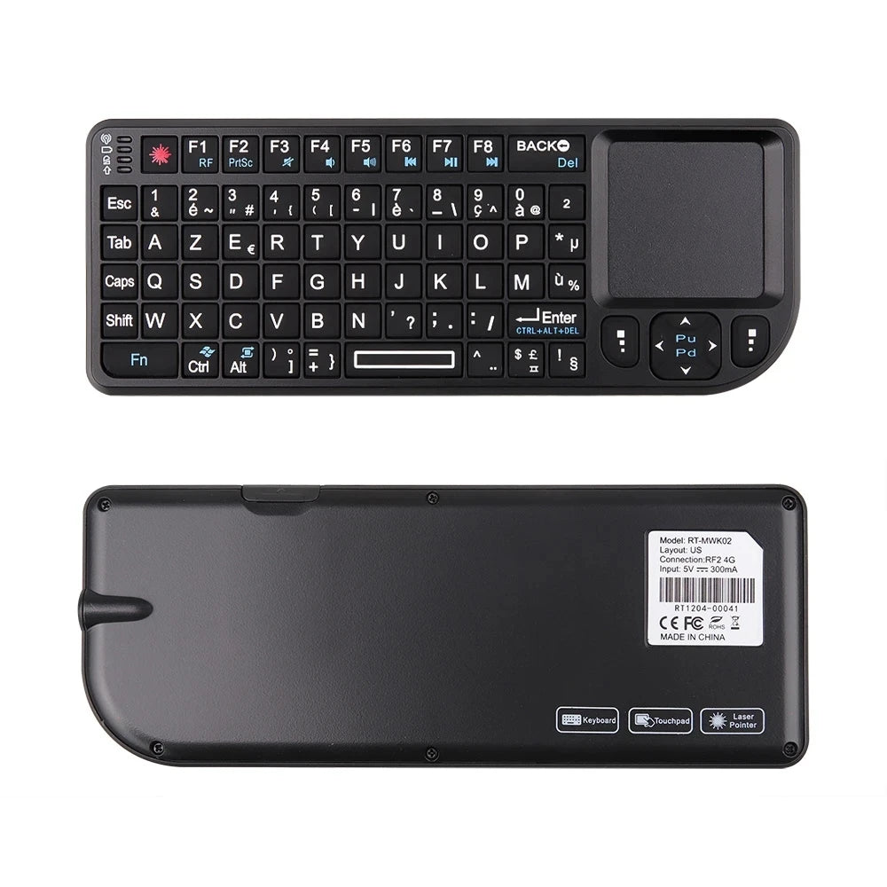 Mini Clavier Bluetooth Tactile Pointeur Laser