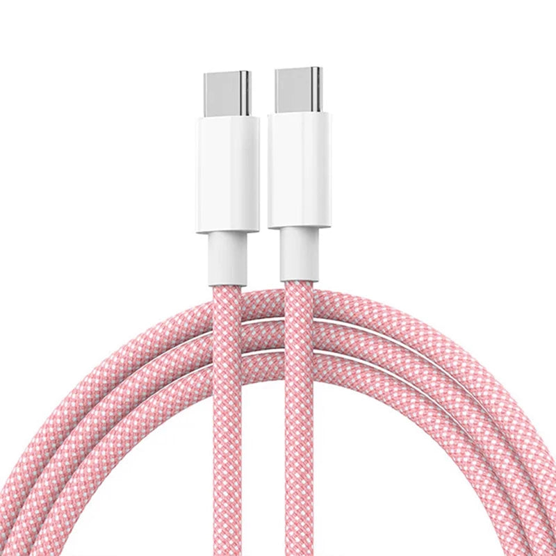 Cable USB C Tressé Coloré