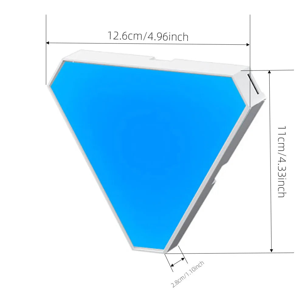 Panneau Led Triangulaire