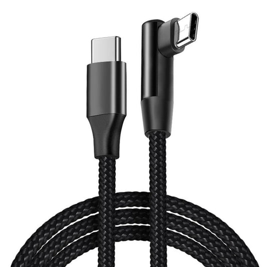 Cable USB C 90 Dégrée Tressé