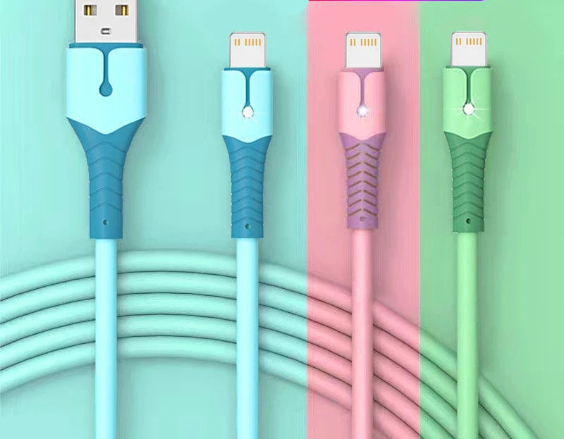 Cable Silicone iPhone Lightning